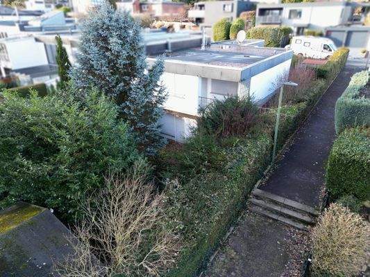 Gartenansicht Vogelperspektive