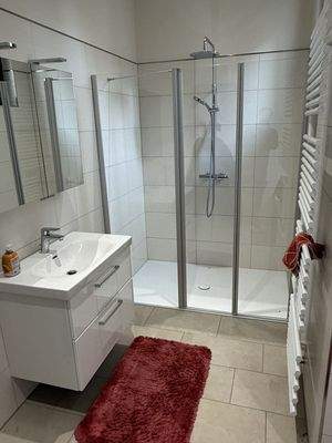 modernisiertes Bad mit ebenerd. Dusche (3)