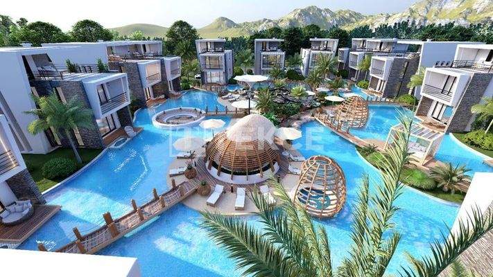 Houses Surrounded by Nature Close to Sea in North Cyprus