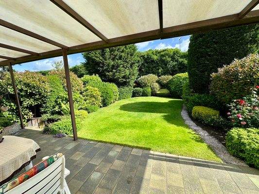 Terrasse Blick Garten