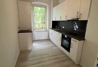 Küche mit Einbauküche