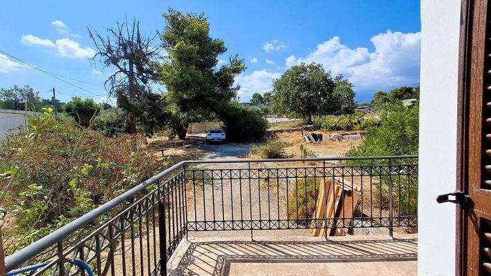 Kreta, Vamos: Geräumige Villa mit Meer- und Bergblick auf weitläufigem Grundstück