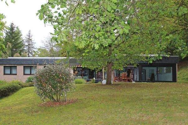 Hausblick von Garten