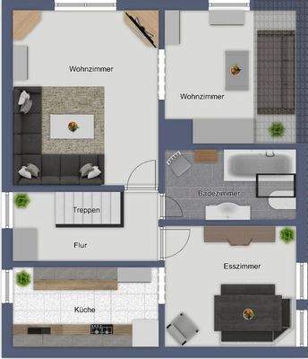 Grundriss Obergeschoss