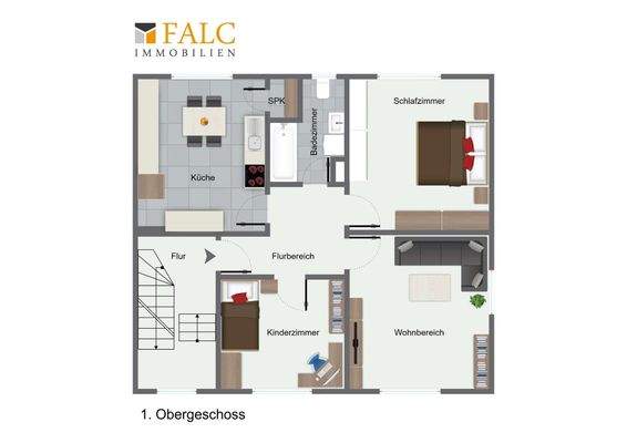 Grundriss 1. Obergeschoss