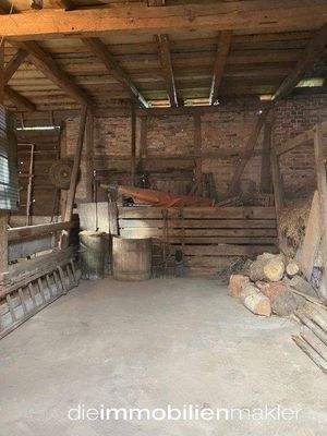 Blick in die Scheune