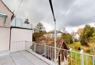 Ausblick auf das Grundstück