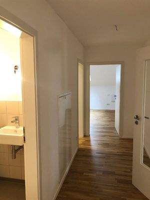 Verbindung Schlafen/Bad/Ankleide