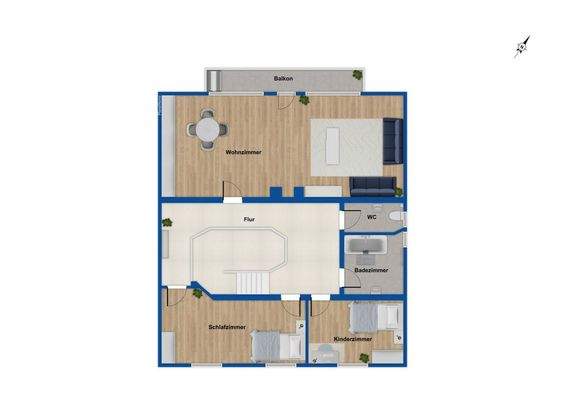 Grundriss Obergeschoss