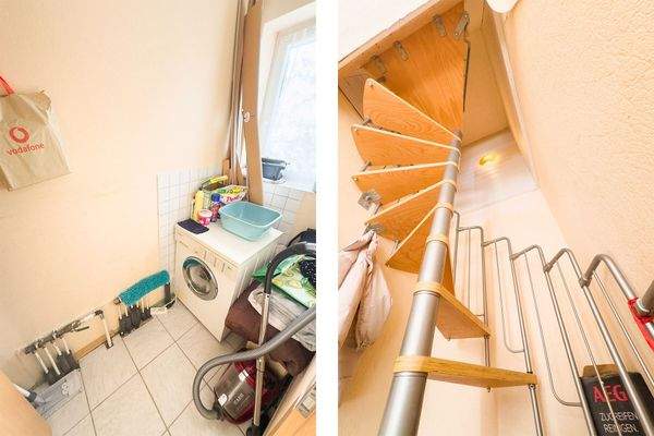 Einliegerwohnung HWR und Treppe