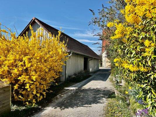 Der Fahrradschuppen...