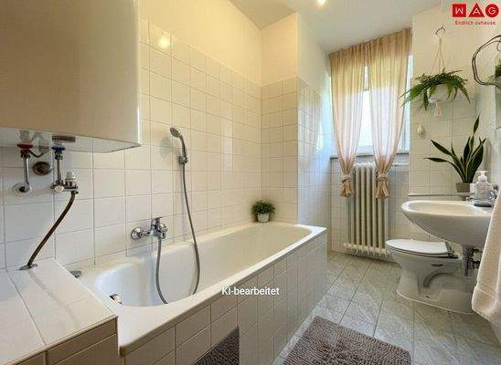 Möblierungsvorschlag Badezimmer KI generiert