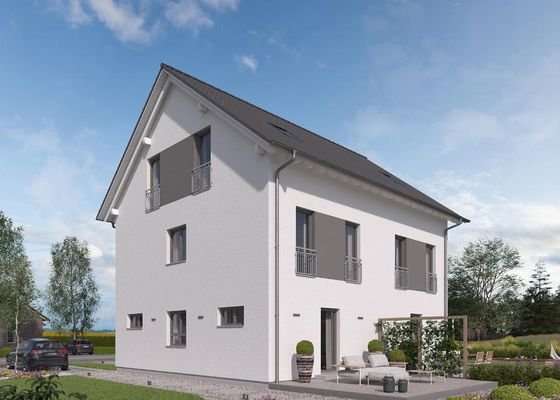 Traumhafte Terrasse mit Gartenblick