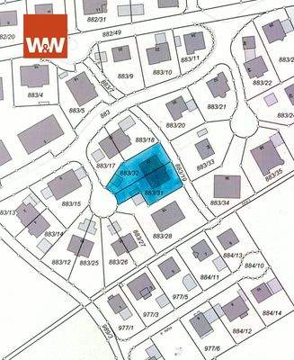 blau markierter Bereich