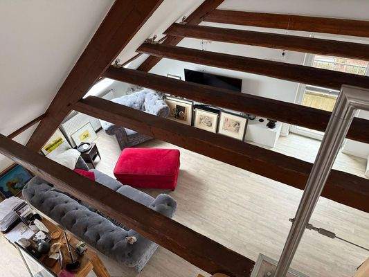 Wohnzimmerbereich von Oben