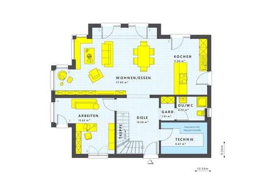 Grundriss UG