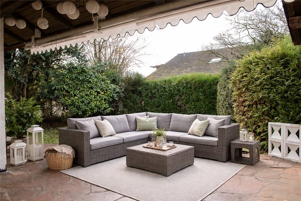 große Terrasse - virtually staged