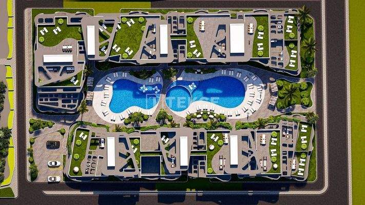 Apartments for Sale in Advanced Complex in North Cyprus Yeniboğaziçi