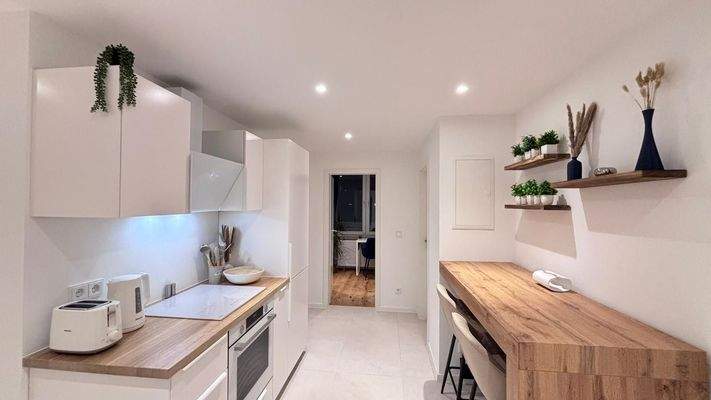 Küche und Essbereich