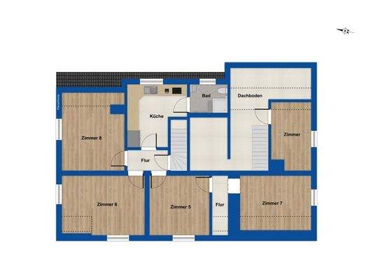 Grundriss Dachgeschoss