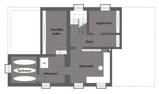 Grundriss Kellergeschoss