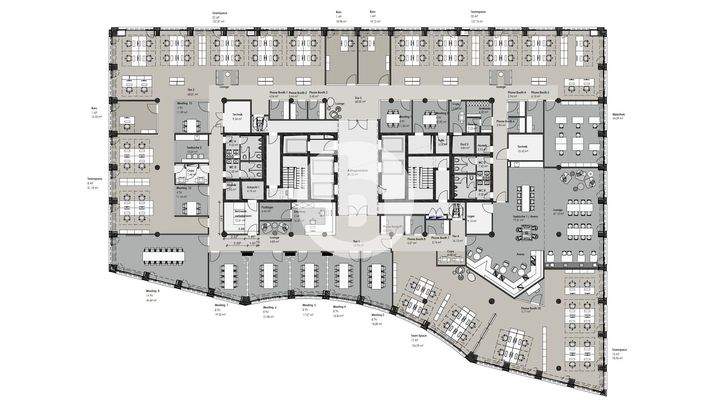 6. Obergeschoss mit ca. 1.618 m²