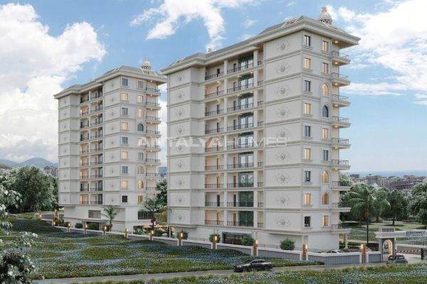 Properties in a Complex with Pool in Alanya Mahmutlar