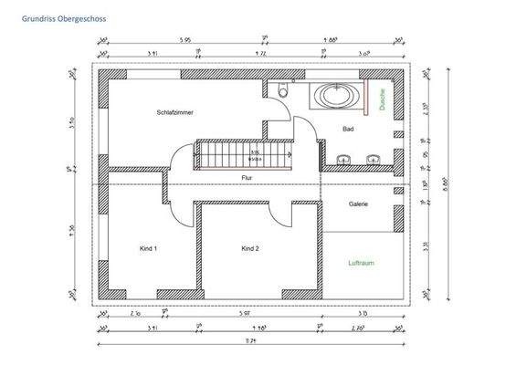 Grundrisse Obergeschoss