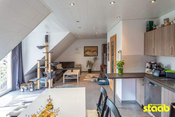 Blick in den Wohnbereich DG