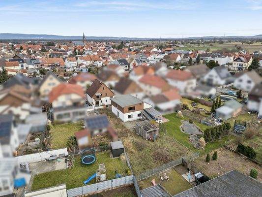 Rückansicht von oben