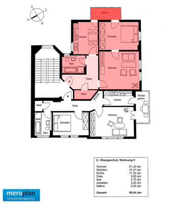 Grundriss der Einheit