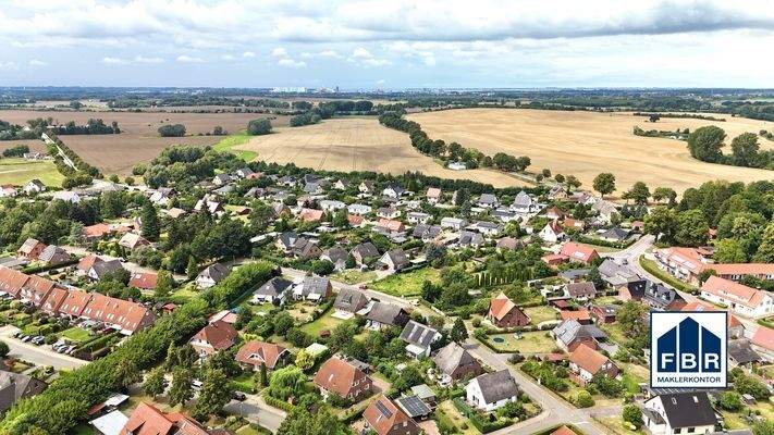 Blick nach Wismar zur Ostsee