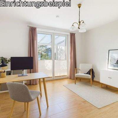 Gästezimmer mit  KI umdekoriert