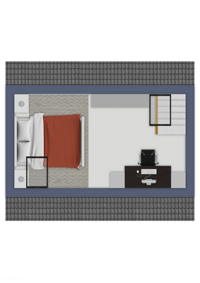 Grundriss WE 07- DG links Spitzboden
