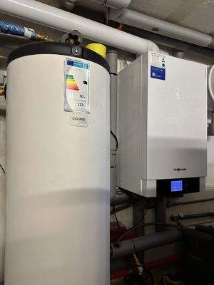 Gaszentralheizung im Keller