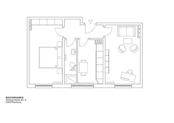 Grundriss ETW Eimsbüttel