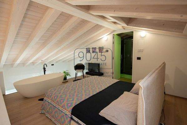 Eckreihenhaus-Villa mit großem Garten in Castion Veronese - Gardasee