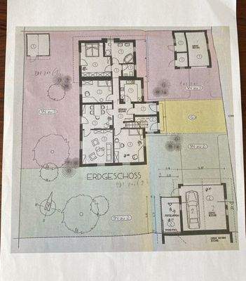 Grundstücksaufteilung