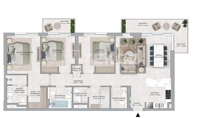 Apartments With City and Golf Course Views in Dubai Hills Estate