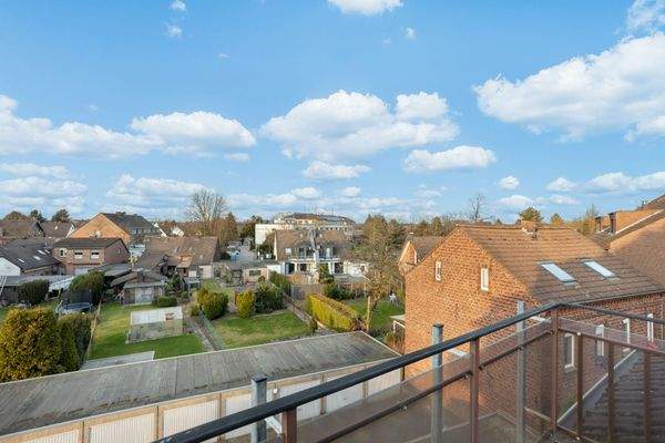 Ausblick kleine Dachterrasse