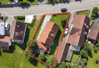 Vogelperspektive Grundstück