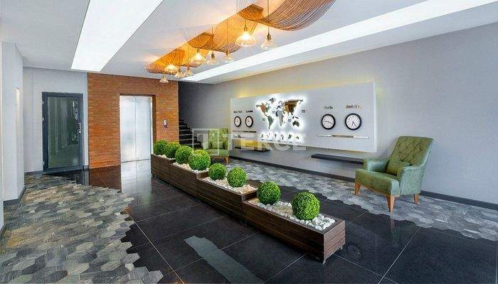 Furnished Flat with Sea and City Views in Kargıcak