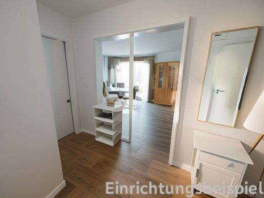 Diele Musterhaus (Einrichtungsbeispiel KI)