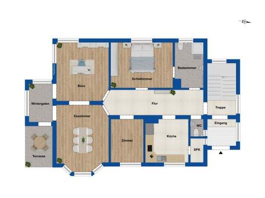 Grundriss Erdgeschoss