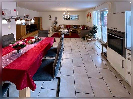 offene Küche - Wohnzimmer