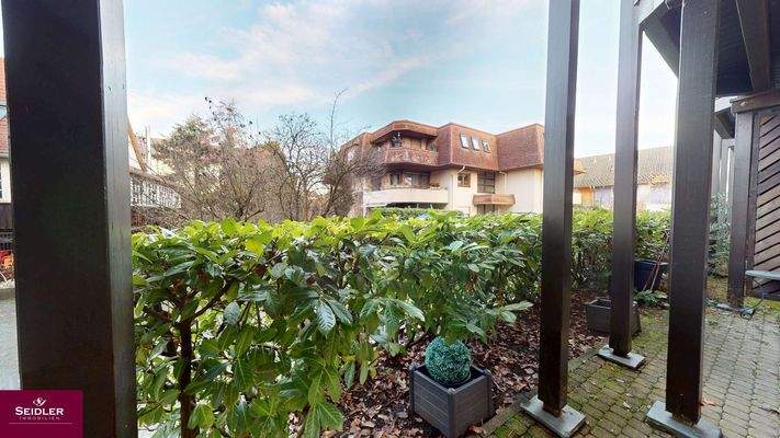 Blick von der Terrasse 