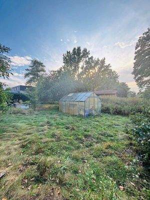 Blick auf das Grundstück