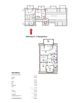 Grundriss Wohung 10