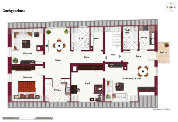 Grundriss 2. Obergeschoss