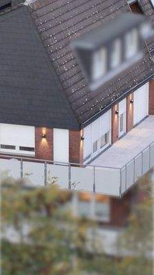 Großzügiger Dachgarten Foto